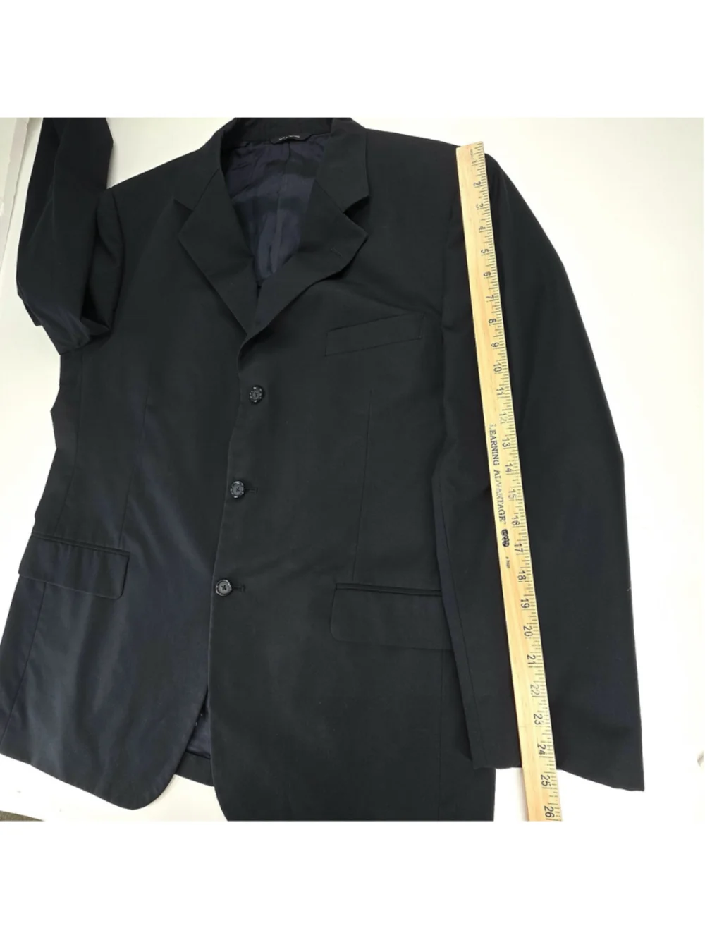 Brooks Brothers Brookscool Poplin Sport Coat Blazer 43R Navy CoolMax Cotton